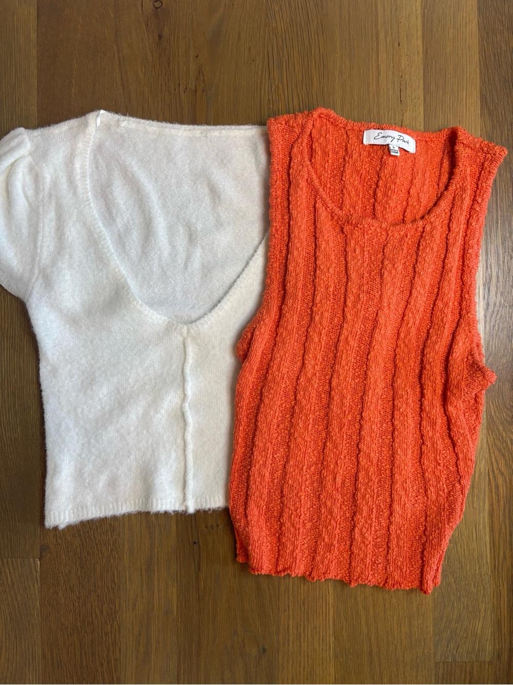Lot Free People Keep me warm sweater Emory park Sleeveless Knit Top